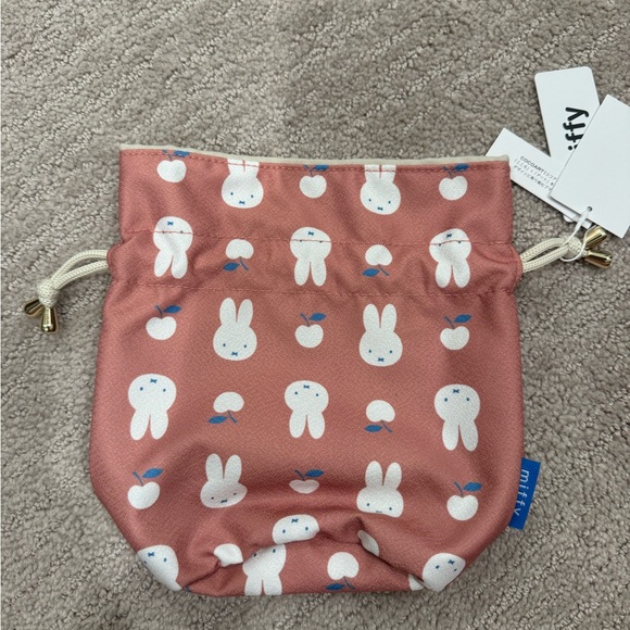 Miffy - Drawstring Pouch - New - Brought From Japan - Picture 2 of 3